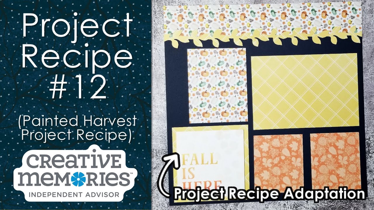 Fall Scrapbook Paper: Golden Harvest - Creative Memories