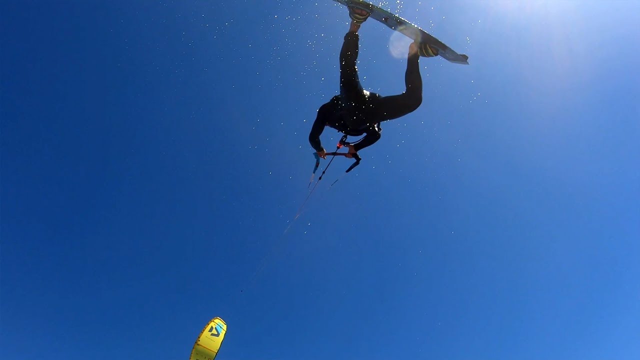 Massive Kiteloop Crash and Sandbar Party