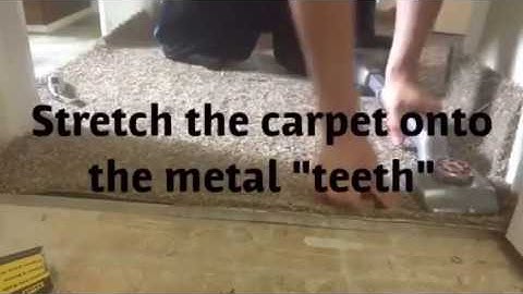 How to install carpet in a transition metal carpettoolz.com