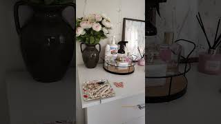 pink and green spring bedroom decor #viral #diy #springdiaries #spring #homedecor #pink #green