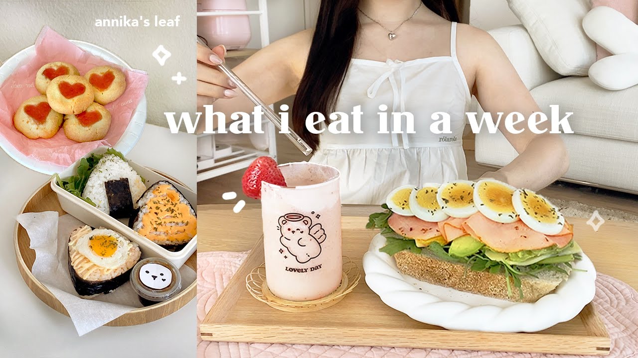 what i eat in a week: healthy summer edition!🍙🍓 recipes to feel my best, japanese cooking, smoothies