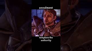 annulment — Dragon age : Origins dialogue scene