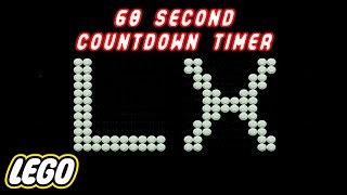 Celebrity LEGO Roman Numbers 60 second Countdown Timer | LEGO Stop Motion || 8 Bit Pixel Art Wealth