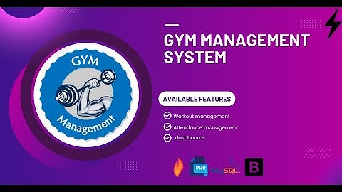 Gym Management System in PHP CodeIgniter with Source Code