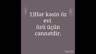 Həzrəti Məhəmməd Peyğəmbərin Kəlamları