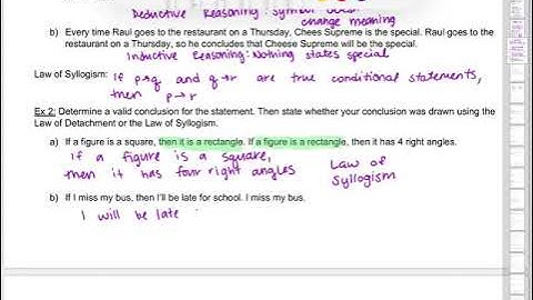 Formal Geometry 2.3 Deductive Reasoning