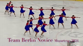 Team Berlin Novice 🇩🇪 Mozartcup 2024 Free Skating - Synchronized skating