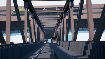 Unreal Engine test cinematic sequence with Turbo Squid model