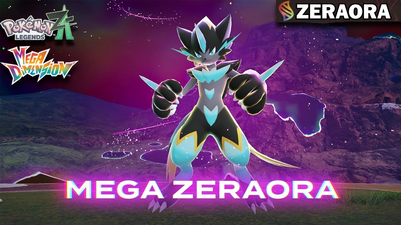 How To Get Mega Zeraora In Pokemon Legends ZA Mega Dimension DLC