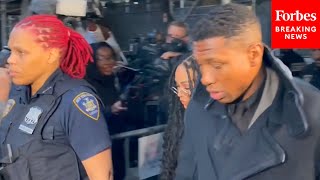 Celebrity Jonathan Majors Departs NYC Court After Receiving Guilty Verdict For Assaulting His Ex-Girlfriend Net Worth