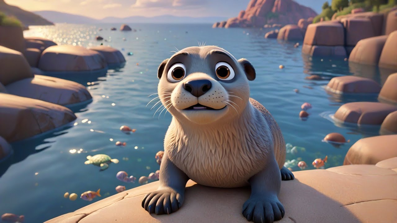 Four Singing Seals with Silly Songs | Fun Counting Song for Kids | Nursery Rhymes and Baby Songs