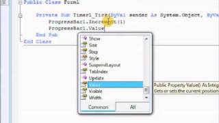 Visual Basic 8 How to go to form 2 with a progressbar