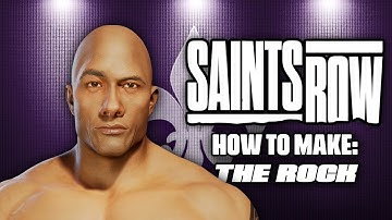 How To Make: Dwayne "The Rock" Johnson in Saints Row (2022) (Offline Tutorial + Share Code Download)