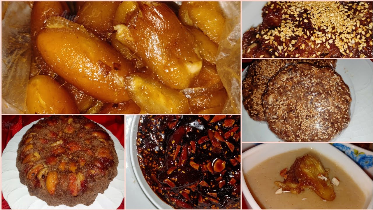 اجمل 6 وصفات للبلح الاسود الرطب (عجوه _مربي _كيك_بودينج_بلح بالسمنه_حفظ البلح من السنه للسنه)💃🥧