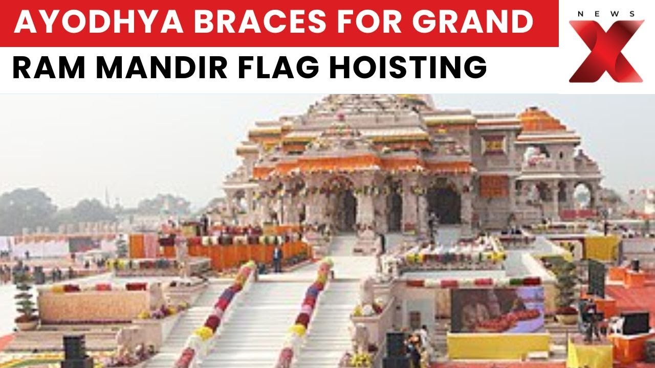 PM Modi Ayodhya Visit: Ayodhya Braces for Grand Ram Mandir Flag ...