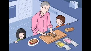 El papa corta el pan El papa corta el pan