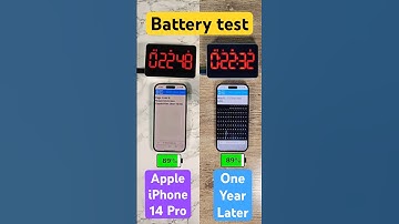 iPhone 14 Pro battery test after one year of usage!