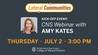Lateral Communities Kick-Off Event with Amy Kates