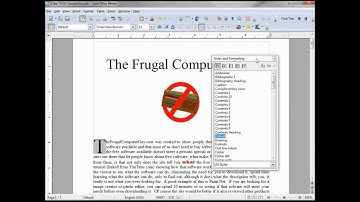 LibreOffice-Writer (26) Character Styles