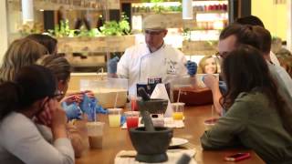 Italian Lesson #1 with Barilla Restaurants Academia and IACE
