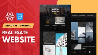 React Js Project | Build Responsive Website In React Step by Step Tutorial | for Beginners Project