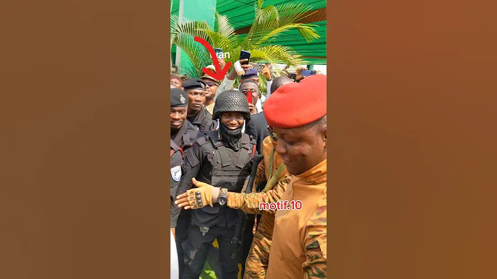 Captain Ibrahim Traore in Ghana #vibes