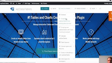 How to use wpDataTables WordPress Table Tools