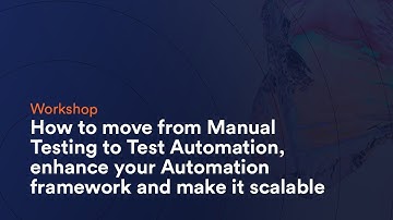How to Move from Manual Testing to Test Automation and Enhance your Automation Framework