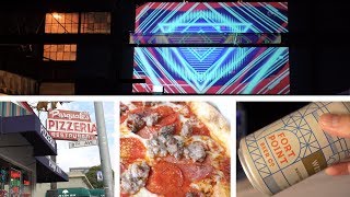 San Francisco, Day 2 - Pasquale’s Pizzeria, New Year’s Eve Underground Warehouse Party [4K, ASMR]