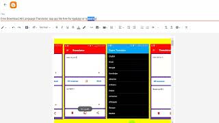 Free All Language Translator app aia file free for kodular or makeroid screenshot 5