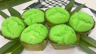 Resep Paling Mudah kue Apem Pandan Selalu bikin nagih !! - YouTube