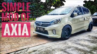 Ep.2 - Good Morning Axia Perodua Axia G Spec Gear Up Bodykit Simple Mod