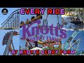 Every ride at knotts berry farm 2021