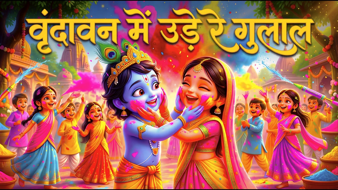 Vrindavan Mein Ude Re Gulal - वृन्दावन में उड़े रे गुलाल कह दो राधा रानी से | Holi Bhajan #holi