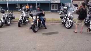 Cape Breton Bike Rally
Every August here in Sydney, Nova Scotia, there is a huge motorcycle rally. Its like rolling thunder as motorcyclists from all over hit the roads. Ive always loved motorcycles so I had to go check the event out, particularly since this year it was nearly cancelled due to lack of funding...
Since the first days of the original Pedaling Princes Podium Ive been using iMovie 8.0.6. However, two days ago I updated to iMovie 10.0.4; this is the first episode of Podium HD to be edited on it. It slows my computer down to a crawl, but the extremely powerful editing and audio tools are worth it. :)
It still needs some work, though, particularly when it comes to its audio tools.
For one thing, theres no way to see the audio level of the entire soundtracks mixdown or to export the audio in uncompressed form for detailed editing in GarageBand. So basically there was no way to get the sound into GarageBand for editing without degrading the quality.
So, for this video I decided to try a little experiment: I mixed and edited the sound entirely within iMovie. Thanks to iMovies audio keyframes its possible to automate levels of different sound elements, and the limited preset-based equalizer was useful for dealing with wind noise so I think it came out reasonably well.
The only part of this soundtrack produced in GarageBand was my brief voiceover; I wanted to do EQ and gentle compression on it so I normalized it in Audacity and imported it into GarageBand for the EQ work. Then, after polishing it again in Audacity, I dropped the resulting AIFF audio file into the iMovie timeline. ;)
I must say, if they could add just a few more features to the audio capabilities of iMovie it might actually be possible to do my soundtracks in it regularly. Thatd be nice since it would save me the step of transferring the audio into GrarageBand. :) Cape Breton Bike Rally