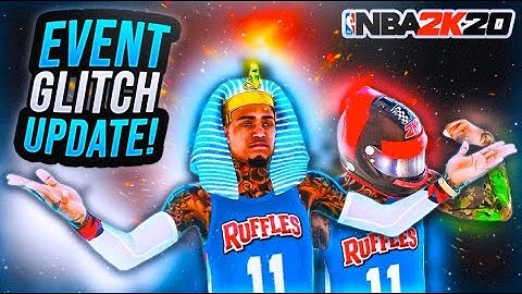 NBA2K20 EVENT CLOTHING GLITCH AND MASCOT GLITCH (LOGO GLITCH UPDATE)