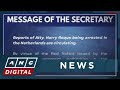 PH interior dept. denies reported arrest of Atty. Harry Roque | ANC