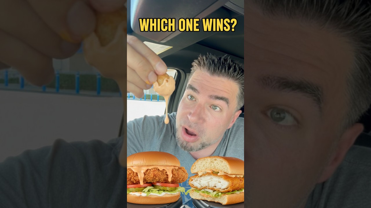 Culver’s Spicy Chicken vs Atlantic Cod vs Cheese Curds | Full In-Car Review