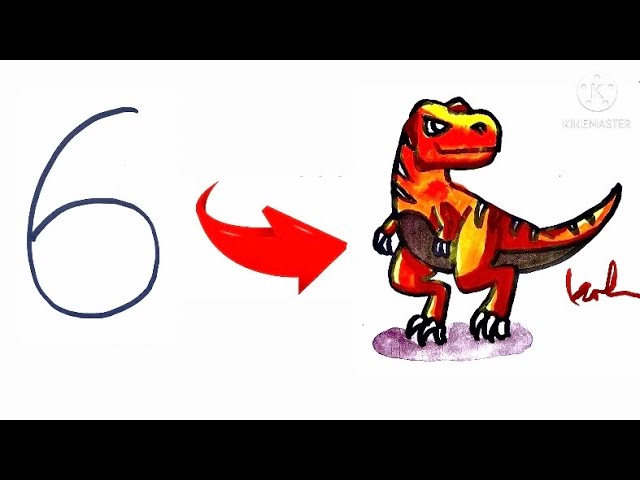 Cách vẽ khủng long  Dạy Vẽ