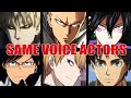 One Punch Man All Characters Japanese Dub Voice Actors Seiyuu Same Anime Characters