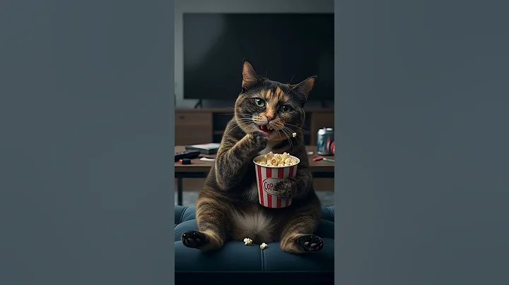 Grumpy Cat Watching You Like… 🍿😾 | Relatable Mood” shorts #cat #grumpycat #funny #popcorn