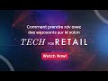 Salon tech for retail 2022  comment prendre rdv avec les exposants