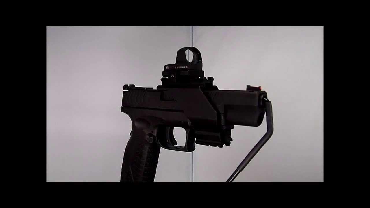 Red Dot mount for handgun Springfield XDM Deltapoint YouTube