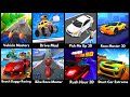 Vehicle Masters,Drive Mad,Pick Me Up,Race Master 3D,Beach Buggy Racing,Stunt Car Extreme,Rush Hour