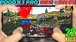 Poco X3 Pro 4k Ultra Hd Like To Real poco X3 Pro 90 Fps Test With Fps Meter  Bgmi Gameplay