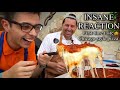 First Time Italian Taste and Make a CHICAGO STYLE Pizza⎮Insane Reaction