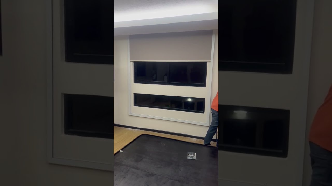 Persiana enrollable con motor