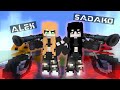 Don't MESS UP with SADAKO and ALEX! - THEY SAVED MONSTER SCHOOL! SO COOL! - Minecraft Animation