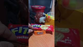MAD DOG with this fita bisquit crackers #shorts #satisfying #asmr #foryou #maddog