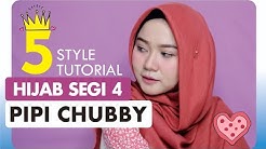 5 Tutorial Hijab Segi Empat Rawis untuk Wajah Bulat Simpel Banget - Durasi: 11.09. 